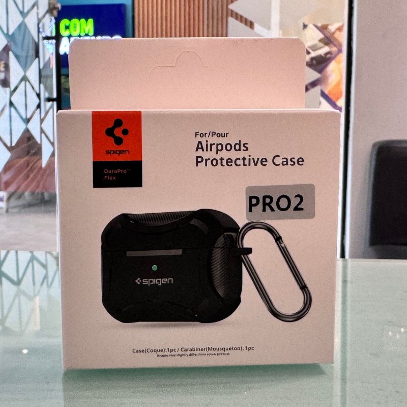 ایئر پوڈز حفاظتی کیس | Pro 2/Pro/Airpods 3 مکمل حفاظتی کیس میٹل ہک کے ساتھ