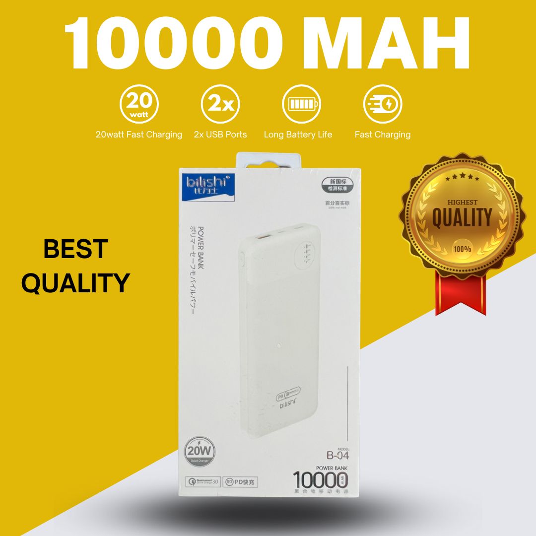 10000 mAh پاور بینک | فاسٹ چارجنگ